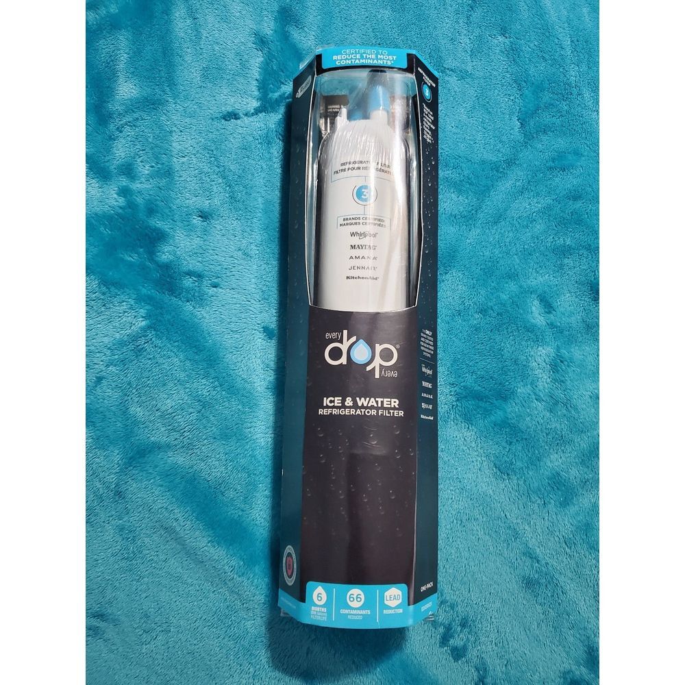 Everydrop by Whirlpool Ice and Water Refrigerator Filter 3, EDR3RXD1, Single-Pac